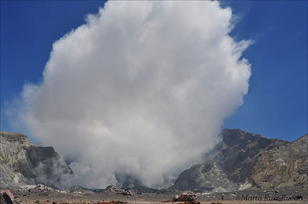 El vapor no cesa ni un segundo