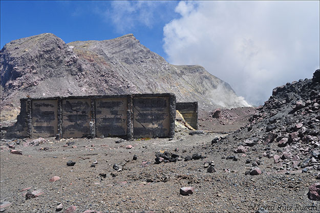 Restos de la fábrica minera de principios del siglo XX