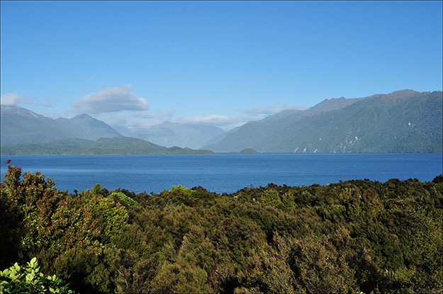 Paisaje que se puede contemplar de Queenstown a Te Anau