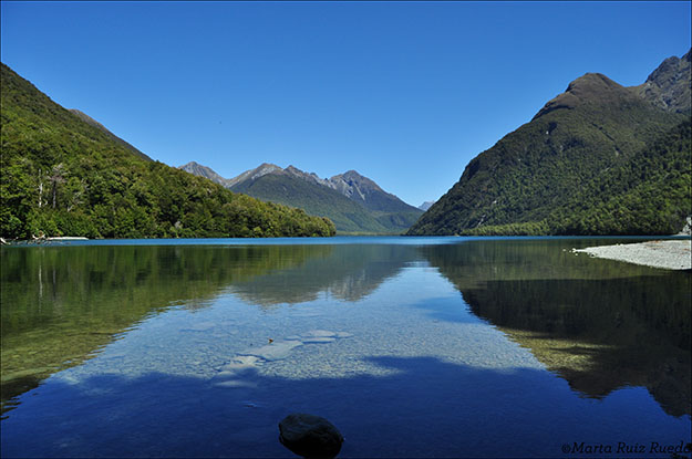 Lago en la Milford Road
