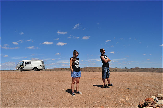 Desierto cercano a Broken Hill, lugar donde se han rodado películas, como Mad Max II y spots publicitarios