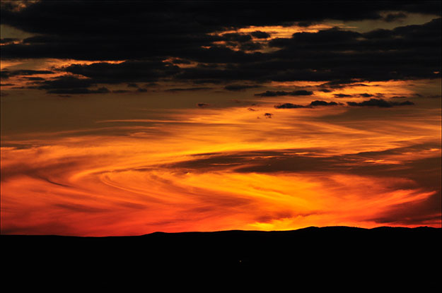 La mejor puesta de sol que he visto hasta ahora