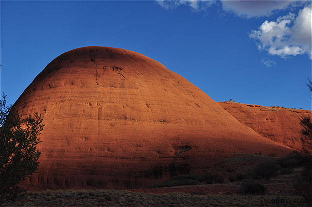 Una de las más 36 cabezas que componen Kata Tjuta