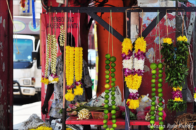 Ofrendas para los templos hindús
