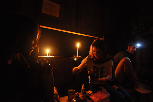 La cena a la luz de las velas