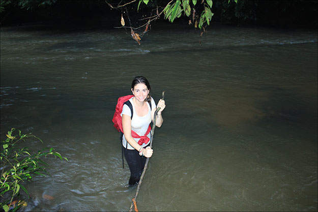 Finalmente cruzamos el río