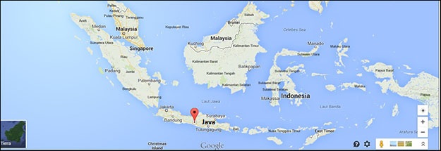 La isla de Java, perteneciente a Indonesia es donde se encuentra Borobudur