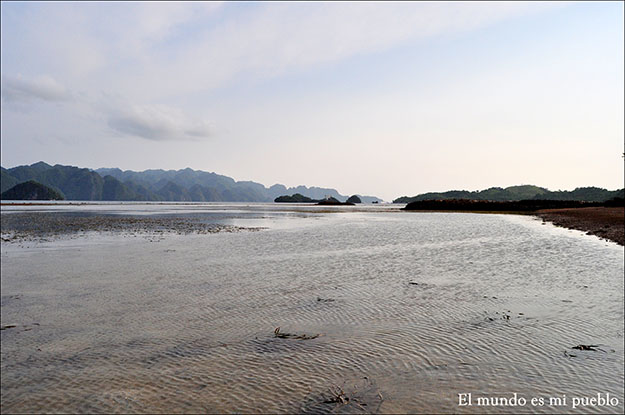 Playa cercana a la comunidad Tagbanua que visité