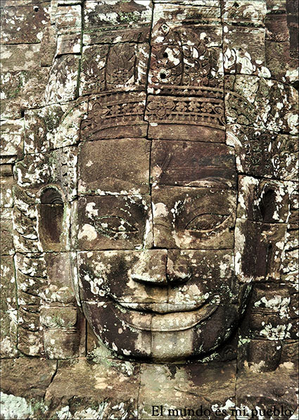 Relieve del templo Bayon
