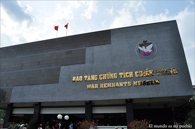 Museo de los vestigios de la guerra en Ho-Chi Minh