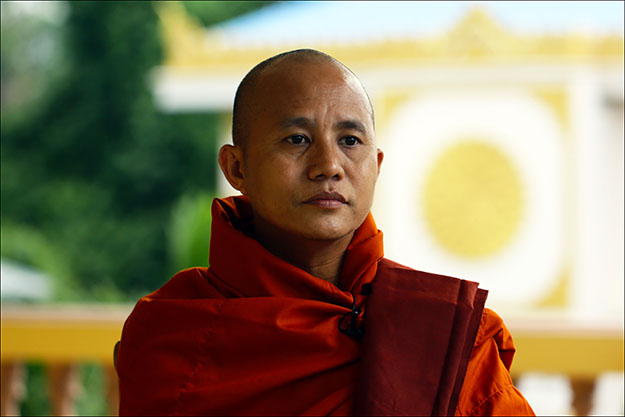 Ashin Wirathu. Fuente: huffingtonpost.com 