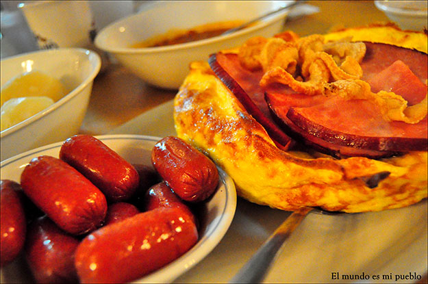 Los platos principales también se aderezan con sirope de arce